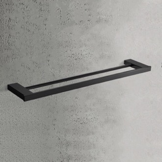 Towel Bar Double Towel Bar, 24 Inch, Modern Nameeks NCB97